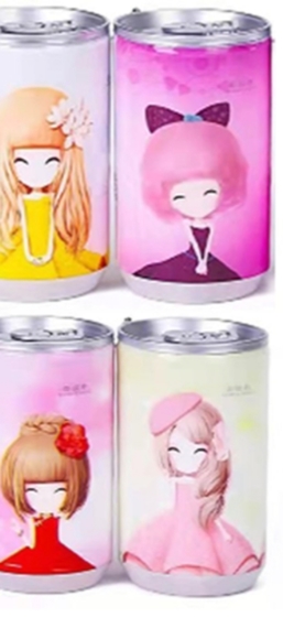Mini Can Portable Fashion Korean Girl Sanitizing Wet Wipes Keychain New - Picture 3 of 11
